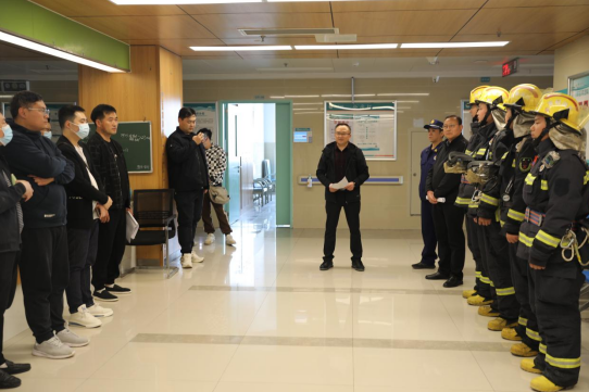 我院联合濉溪县消防救援大队开展消防应急演练
